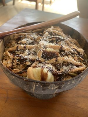 Snickers bowl  at Bom Bowls in Pai