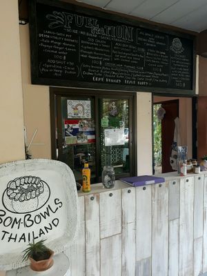 Inside Counter at Bom Bowls in Pai
