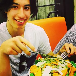 Fresh Salads at Orchid Vegetarian Cafe in Surfers Paradise