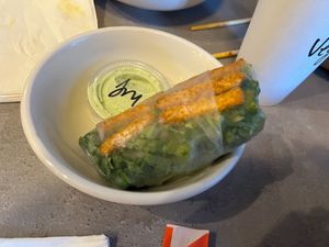 Rolls made not in autumn, but they are apple ✅ at Foo Dog Curry Traders in Jacksonville