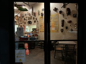 Entrance to the dungeon. Beckoning young heroes to an early fate. at Foo Dog Curry Traders in Jacksonville