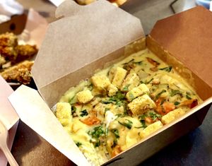 The best.  Lime Curry with crispy tofu. at Foo Dog Curry Traders in Jacksonville