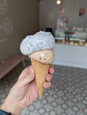 Mohn & haselnuss at Veganista Ice Cream V in Vienna