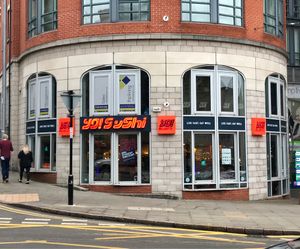 Yo Sushi shopfront at YO! Sushi in Nottingham