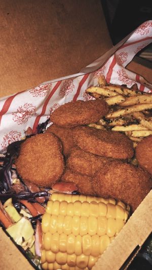 Vegan nuggets were pretty good👍🏻 at YO! Sushi in Nottingham