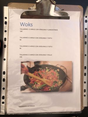 Menu 07/2020 at Blu Cafe in Santiago De Compostela