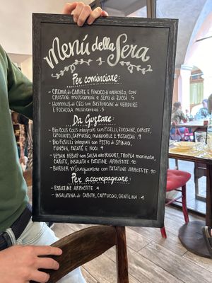 Menu du jour  at Mangiamore in Reggio Emilia