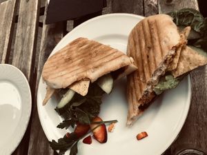 Panini mexican vegan version  at Cafe Brooks in Hamburg