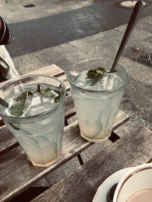 Summer lemonade  at Cafe Brooks in Hamburg