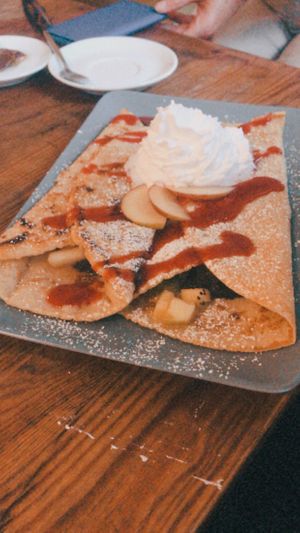 The pancakes  at Katzentempel in Hamburg