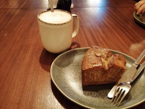 Great vegan pastry!!! at O Porto dos Gatos in Porto