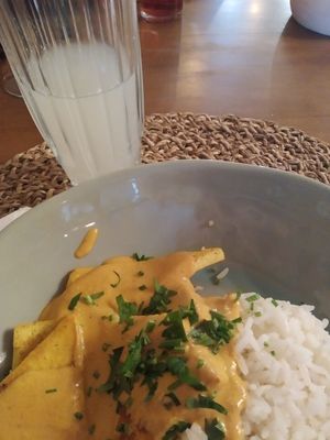 Prato do dia (já meio comido) at O Porto dos Gatos in Porto