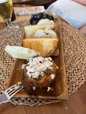 Alheira appetiser   at O Porto dos Gatos in Porto