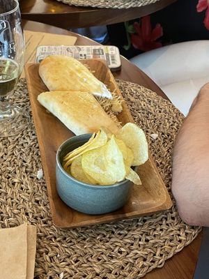 Hot dog  at O Porto dos Gatos in Porto