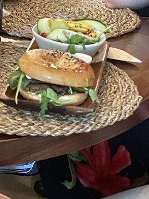 Bagel  at O Porto dos Gatos in Porto
