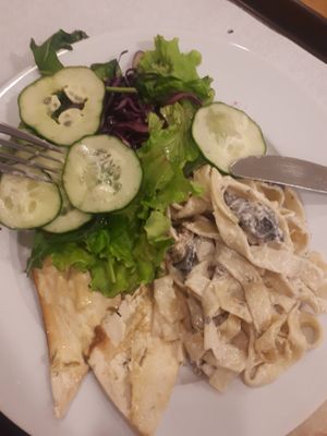 pasta with tofu at DaTerra - Campus São João in Porto