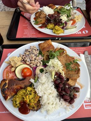 First plate   at DaTerra - Mercado Beira Rio in Vila Nova De Gaia