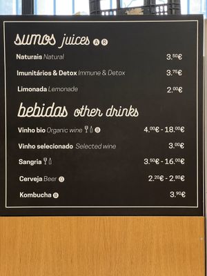Prices as of June 2023  at DaTerra - Mercado Beira Rio in Vila Nova De Gaia