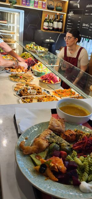 Soup included too! All very good! at DaTerra - Mercado Beira Rio in Vila Nova De Gaia