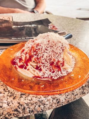  Veganes Spaghettieis (kleine Portion ) at Willicher Eishimmel in Willich