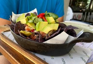 Tacos mit Avocado und Bohnen (auch kalt)  at Manuka - Plaza del Mar in Marbella