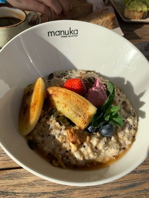 Quinoa porridge  at Manuka - Plaza del Mar in Marbella