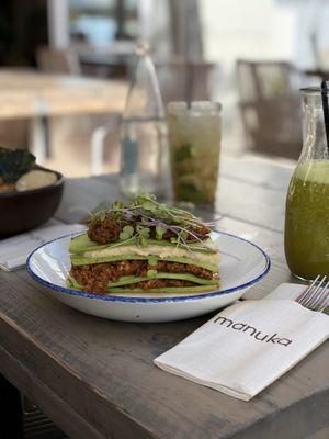 Vegan Lasagna at Manuka - Plaza del Mar in Marbella