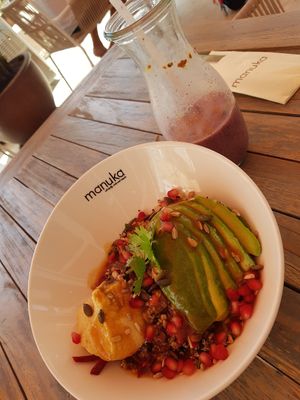 Super food bowl at Manuka - Plaza del Mar in Marbella