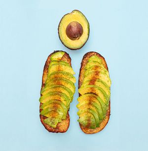 avocado toast at Cafe Red in Seattle