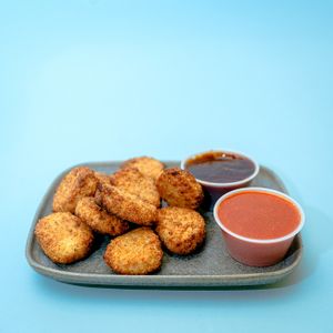 chik'n nuggies at Cafe Red in Seattle
