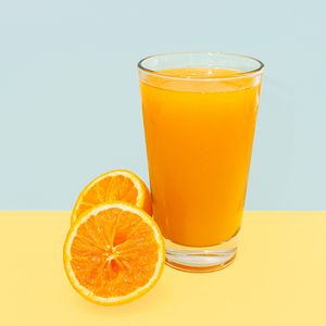 fresh-squeezed orange juice at Cafe Red in Seattle