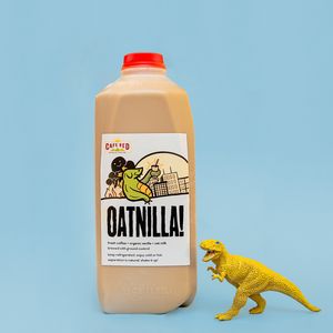 OATNILLA! cold brew latte at Cafe Red in Seattle