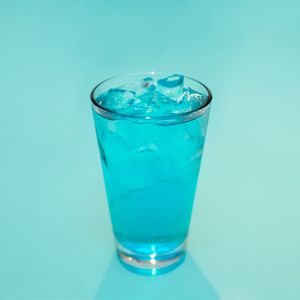 blue lotus energy drink at Cafe Red in Seattle