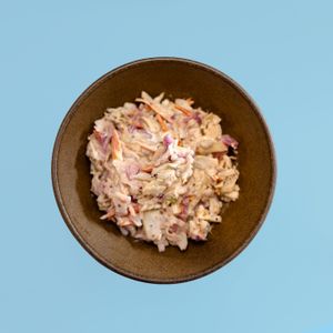homemade coleslaw at Cafe Red in Seattle
