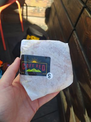 Sausage sandwich - a 10/10 at Cafe Red in Seattle