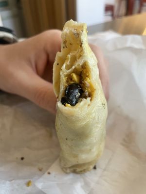 Veggie breakfast wrap #Veganuary at Cafe Red in Seattle