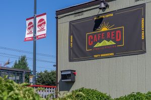 Right next to Othello Light Rail station! at Cafe Red in Seattle