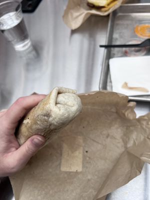 Breakfast burrito  at Cafe Red in Seattle