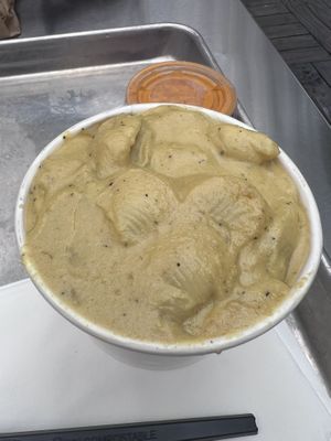 Mac and cheese  at Cafe Red in Seattle