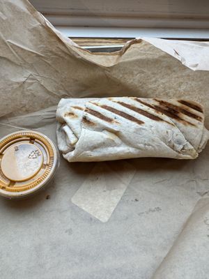 Bacon breakfast burrito  at Cafe Red in Seattle