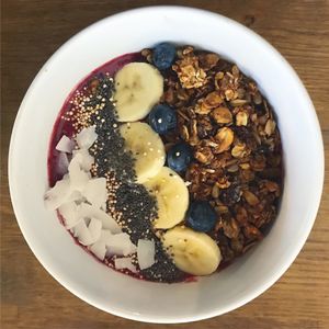 Acai bowl at Claus Eismanufaktur & Deli in Stuttgart