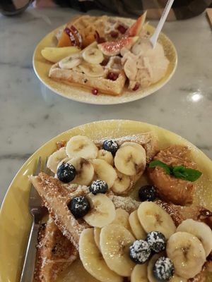 Waffles  at Claus Eismanufaktur & Deli in Stuttgart