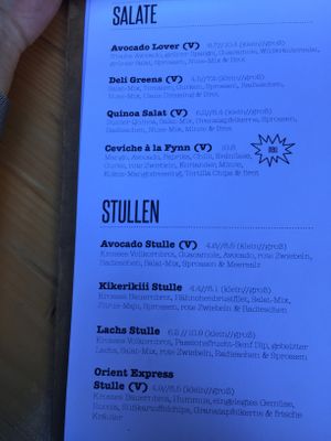 Salads and sandwiches  at Claus Eismanufaktur & Deli in Stuttgart