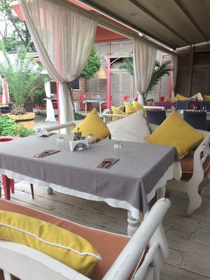 Outdoor seating. at Memory in Plovdiv