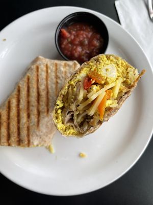 Vegan breakfast burrito!   at Zola's Cafe in Auburn