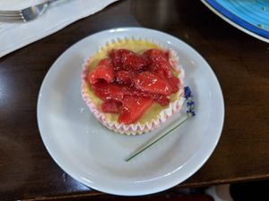 Cheesecake at Zola's Cafe in Auburn