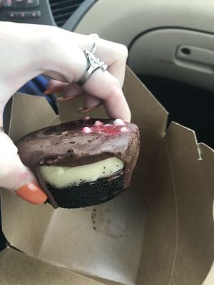 Vegan peppermint cheesecake  at Zola's Cafe in Auburn