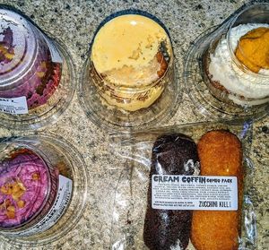 Cupcakes and cream coffins at Zucchini Kill - North Loop in Austin