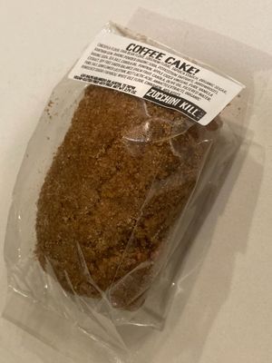 Coffee cake at Zucchini Kill - North Loop in Austin