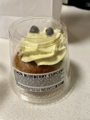 Lemon blueberry cupcake   at Zucchini Kill - North Loop in Austin
